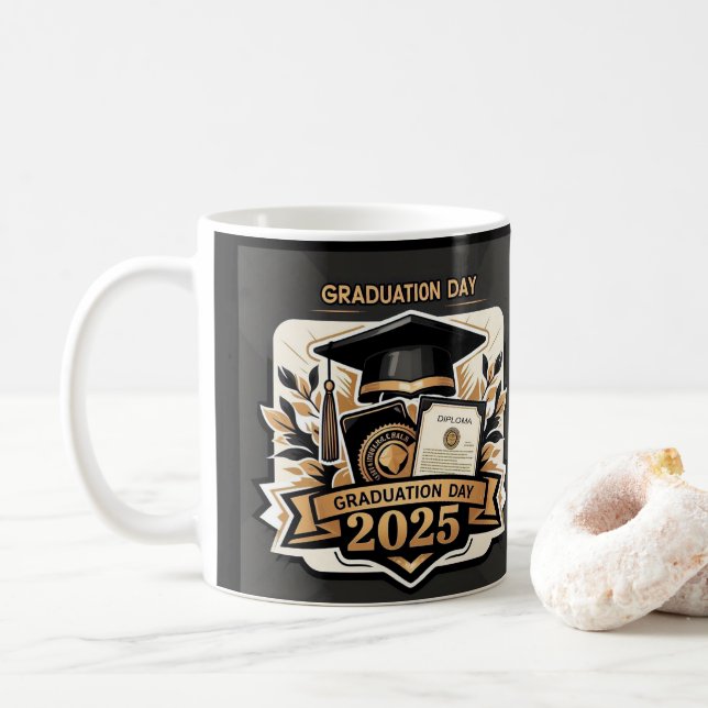 MUG " CÉLÉBRATION DE L'EXCELLENCE : JOUR DE DIPLÔME 20 (Avec donut)
