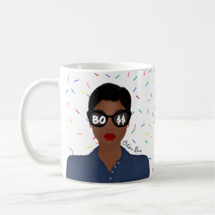 Mug Célébration de patron avec nom Afro-Américain