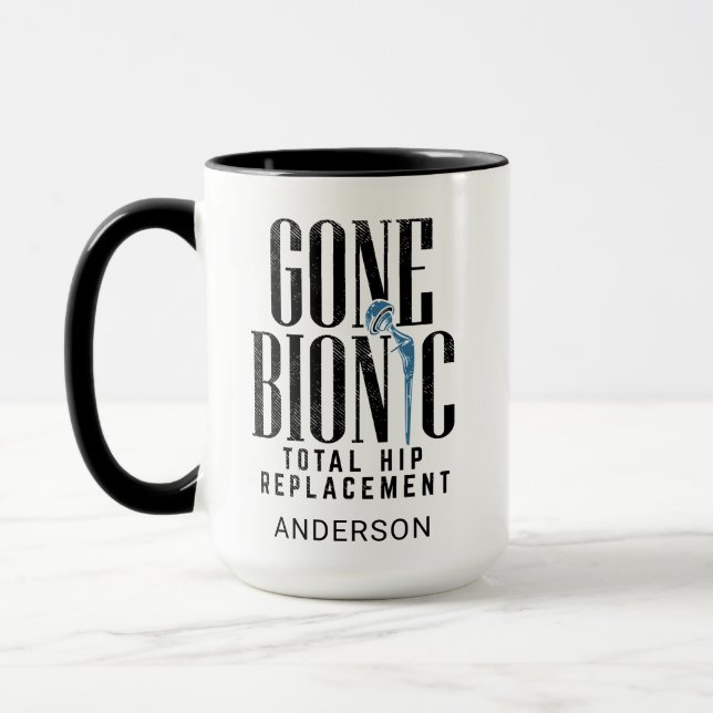 Mug Célébration De Remplacement De Hip Se Bien Bientôt (Gauche)