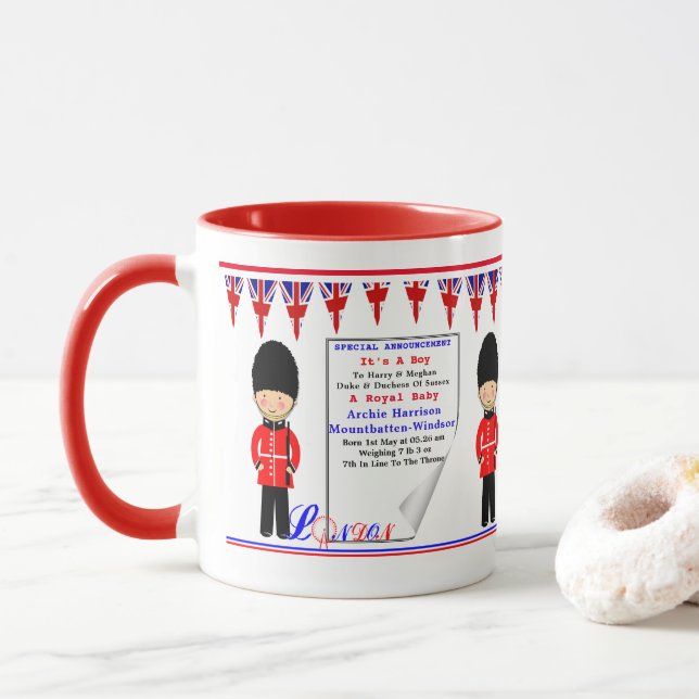 Mug Célébration D'Un Bébé Royal (Avec donut)