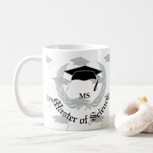 Mug Célébration principale argentée d'obtention du