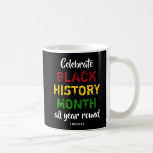 Mug CÉLÉBRER BHM NOIR HISTOIRE MOIS Bible Christian