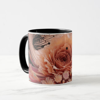 Mug céleste en fleur