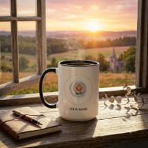 Mug Céleste Rose & Lune Personnalisé - Na personna