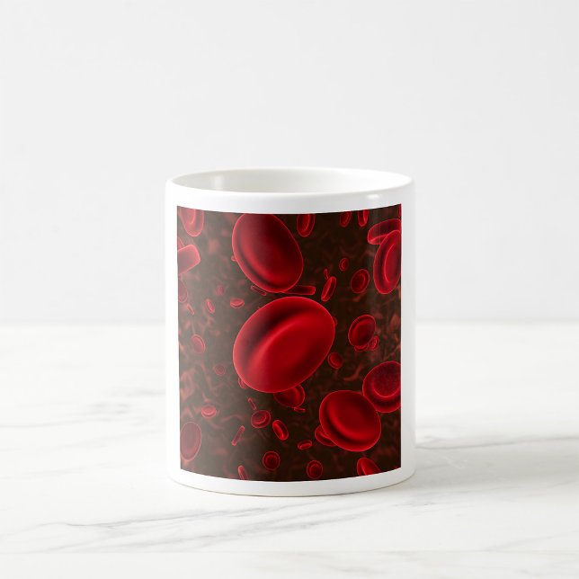 Mug Cellules sanguines rouges microscopiques (Créateur téléchargé)
