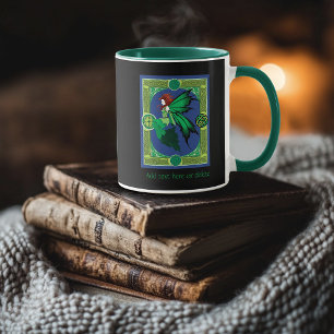 Mug Celtic Knot Work Green Fairy