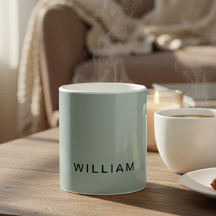 Mug Cendre Personnalisée de couleur avec personnalisat