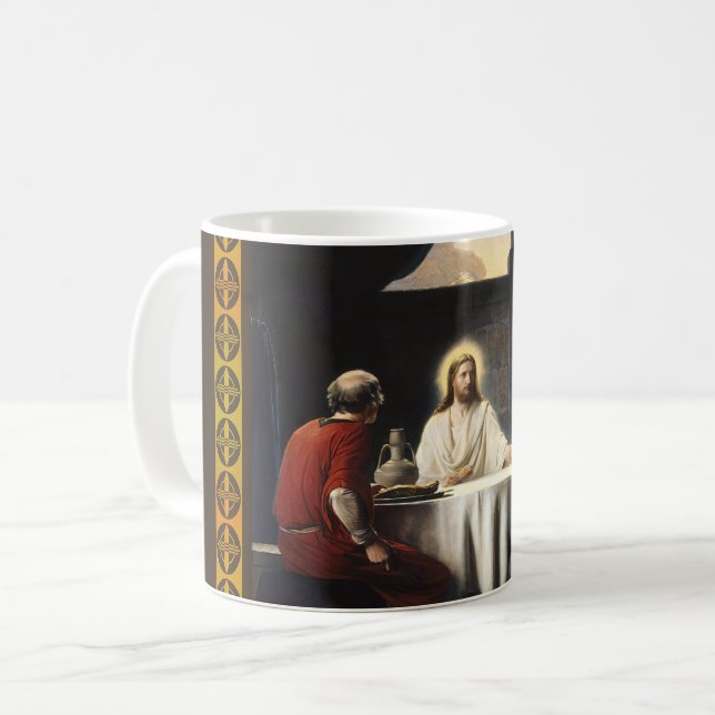 Mug Cène à Emmaüs par Carl Bloch (Devant gauche)