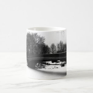 Mug Central Park NYC d'hiver de pont d'arc
