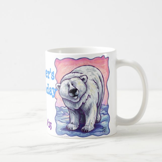 Mug Centre de la fête de l'ours polaire (Droite)