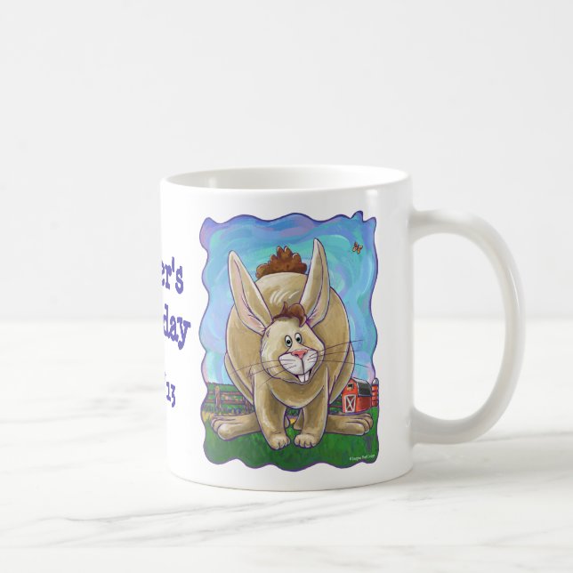Mug Centre de la fête du lapin (Droite)