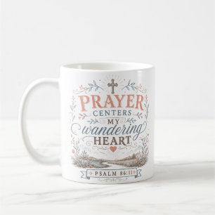 Mug Centres de prière Mon cœur vagabond Citation chrét