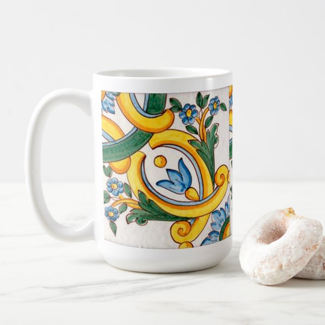 Mug ceramica Caltagirone (Avec donut)