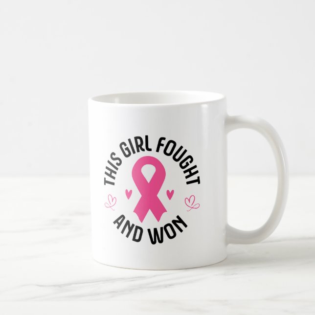 Mug Céramique Café Mug-Breast Cancer (Droite)