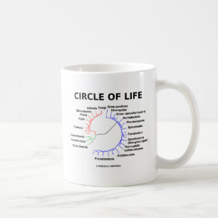 Mug Cercle de la vie (arbre phylogénétique circulaire)