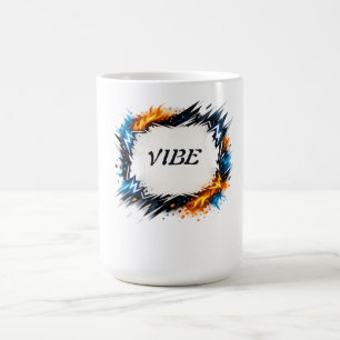 Mug Cercle d'énergie – Conception de texte personnalis