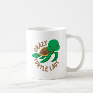 Mug cercle fou de dame de tortue