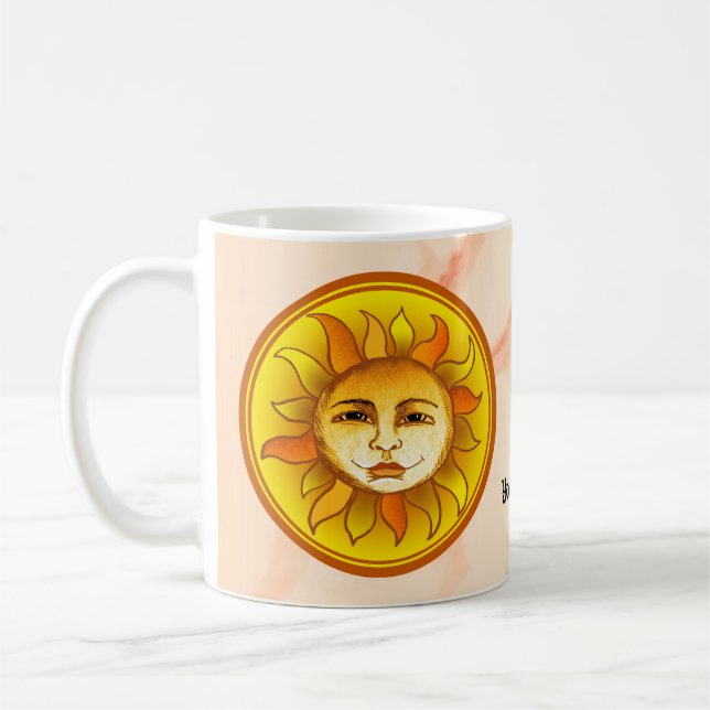 Mug Cercle solaire souriant (Gauche)