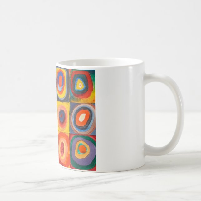 Mug Cercles concentrés Carré de Kandinsky (Droite)