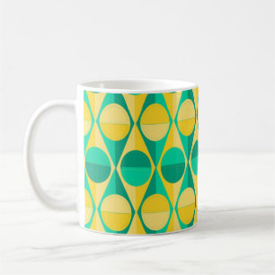 Mug Cercles et triangles Art Déco