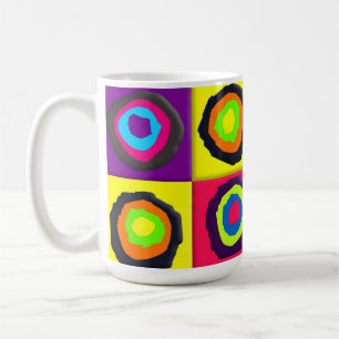 Mug cercles motif
