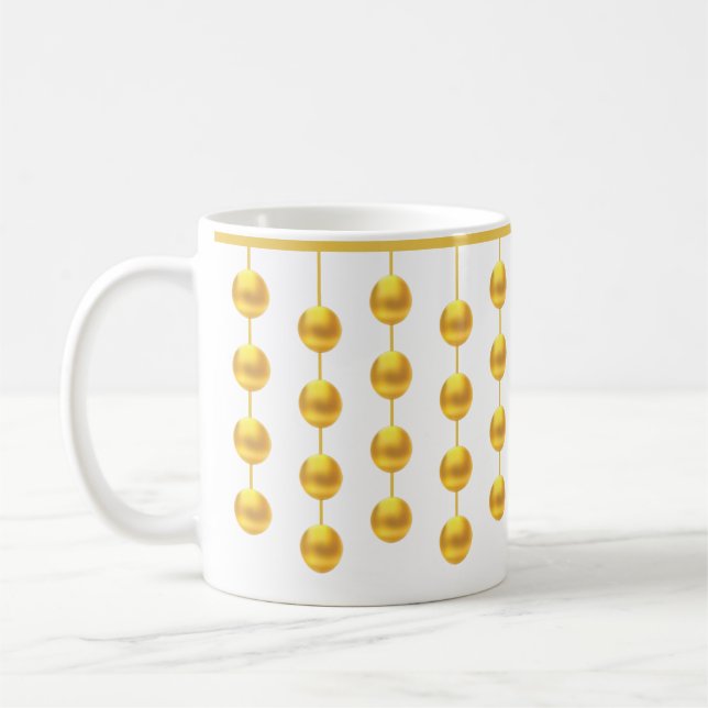 Mug Cercles Suspendus Chic Dorés (Gauche)
