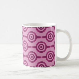 Mug Cercles tendance Mug, Magenta