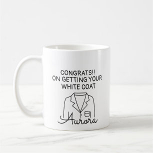 Mug Cérémonie de la blouse blanche, étudiant en médeci