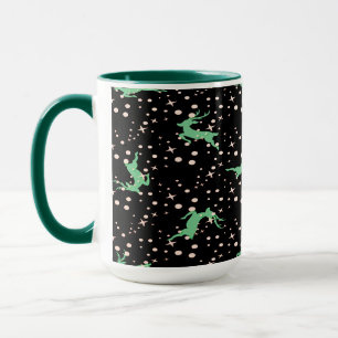 Mug Cerf de Noël Étoile Motif Hivernal