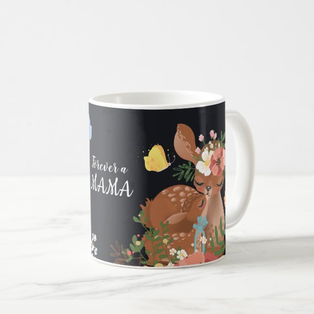 Mug Cerfs communs mignons de maman avec un petit cerf (Devant droit)