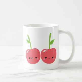Mug Cerises mignonnes juteuses de Kawaii