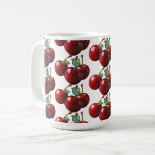 Mug Cerises rétro fraîchement cueillies