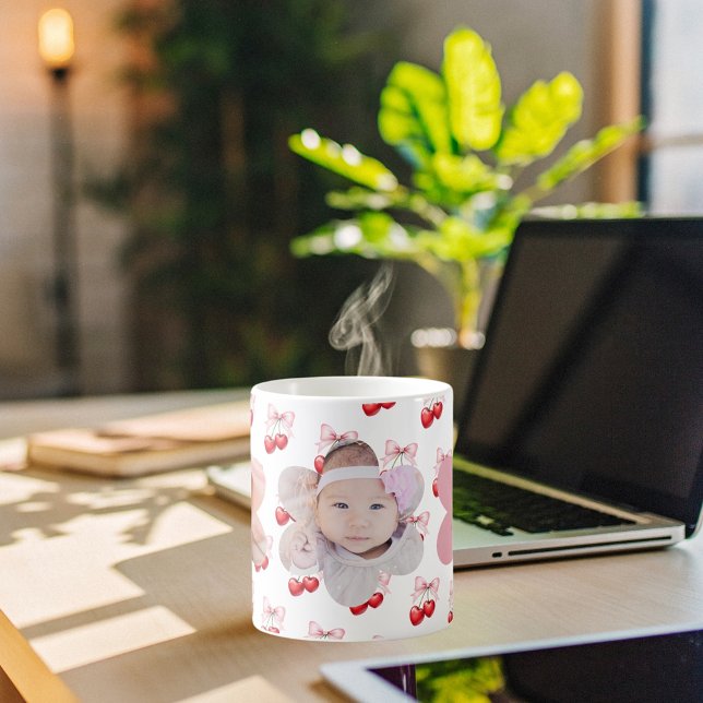 Mug Cerisier arc rose enfants photo (Créateur téléchargé)