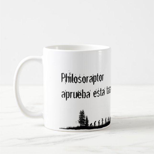Mug Certified Philosoraptor Effiloche (Gauche)