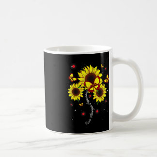 Mug Cerveau Aneurie Sensibilisation Tournesol Papillon