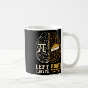 Mug Cerveau gauche Cerveau droit Pi jour Math Enseigna