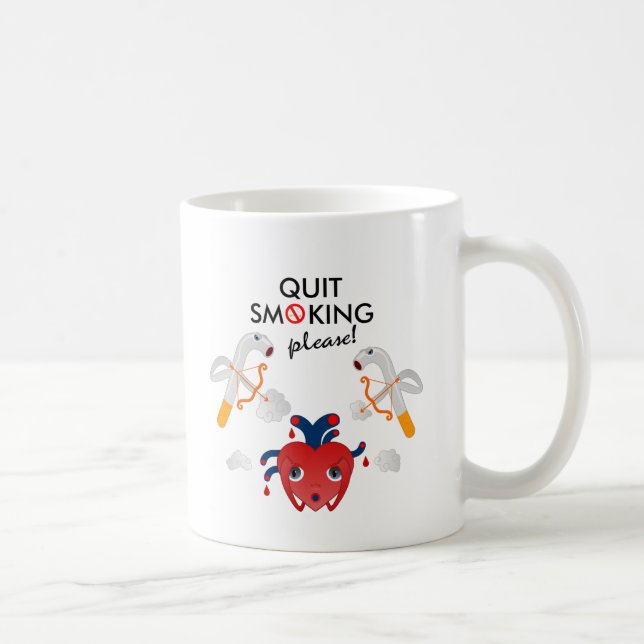 Mug Cessez de fumer s'il vous plaît (Droite)