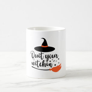 Mug Cessez Votre Citation D'Halloween Drôle De Cuisine