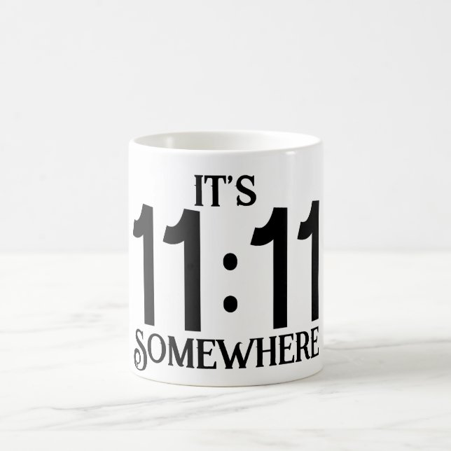 Mug C'est 11:11 Numéro de manifeste de numérologie que (Centre)