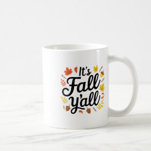 Mug C'est automne Yall Halloween chauves-souris Citrou