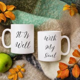 Mug C'Est Bien Avec Mon Âme Black Christian