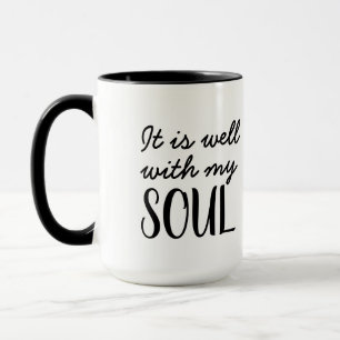Mug "C'est bien avec mon âme" et Fleur de coton