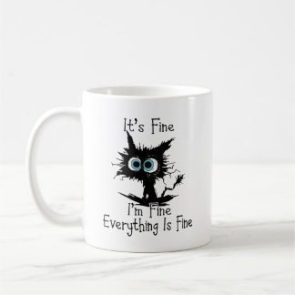Mug C'est bon Je vais bien Tout va bien Chat drôle