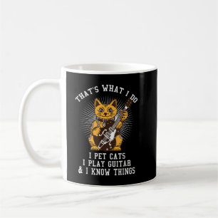 Mug C'est ce que je fais je caresse les chats je joue