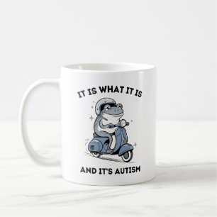 Mug C'est ce qu'il est et c'est l'autisme, la grenouil