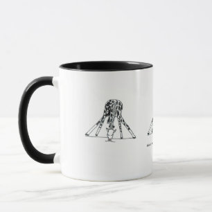 Mug C'est comment une girafe boit les eaux blanches