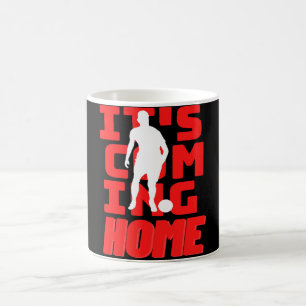 Mug C'est de retour Silhouette de footballeur