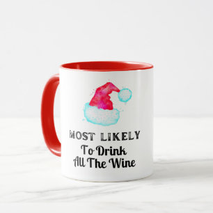 Mug C'Est Drôle De Boire Tout Le Vin