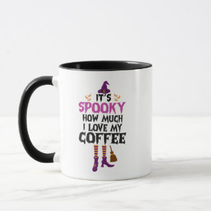 Mug C'est Éffrayant Combien j'aime mon café Drôle Éffr