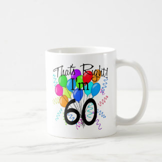 Mug C'est juste que j'ai 60 ans - anniversaire